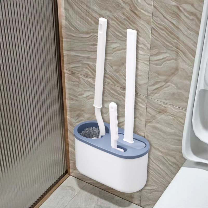 Creative Silicone Toilet Toilet Plastic Wall Mounted Wire Brush