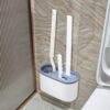 Creative Silicone Toilet Toilet Plastic Wall Mounted Wire Brush