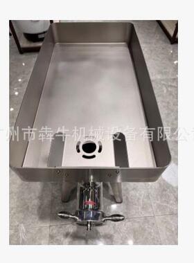 犇牛机械商用大功率绞肉机立式带轮绞冻肉超大容量料盆绞肉机