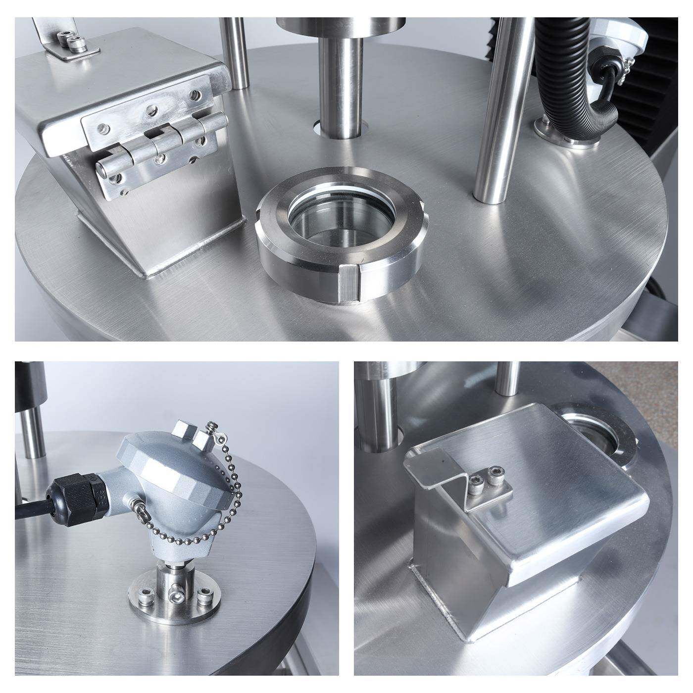 Liao Gong 50-150 liter all stainless steel lifting mixer PLC intelligent dispersing equipment + cooling cylinder tank