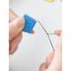 Square needle threader for daily use at home, plastic sheet thread needle threader, needle threader, needle threader artifact