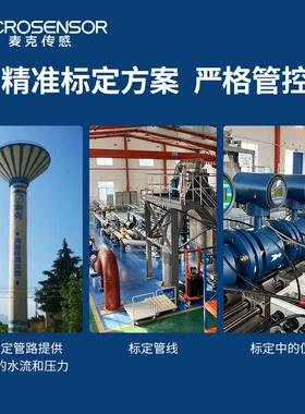 麦克传感涡街流量计工业管道流量监测气体液体蒸汽法兰螺纹插入装