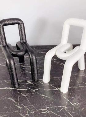 北创欧简约家居客厅摆件意椅子酒店小样3495摆板间软装饰品售楼处