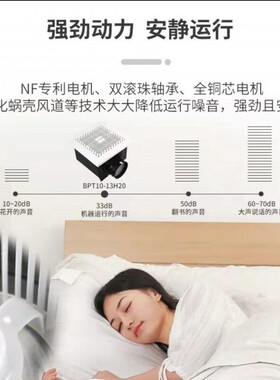 绿岛风排气扇酒店宾馆卫生间换气扇天花板吸吊顶管道式排风扇强力