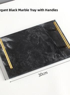 斯甜堪的纳饰维亚天然MYS大石托盘珠宝托盘品托盘浴室存储香薰托
