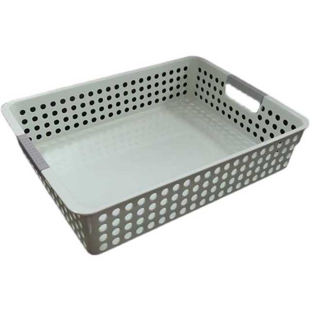 Free shipping storage basket 3 large-sized file storage basket kitchen desktop bottle jar storage frame breathable partition storage