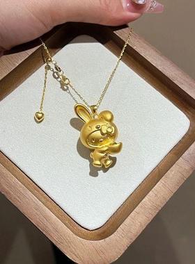 黄金色元宝可爱美乐蒂吊坠精致巧设小计立体元工艺宝摆件挂坠