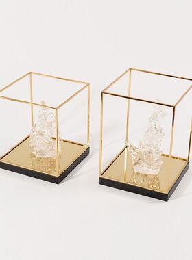 新中式摆透明工艺MC-TY-49树湖石软装太饰品创意家居件招财脂客厅