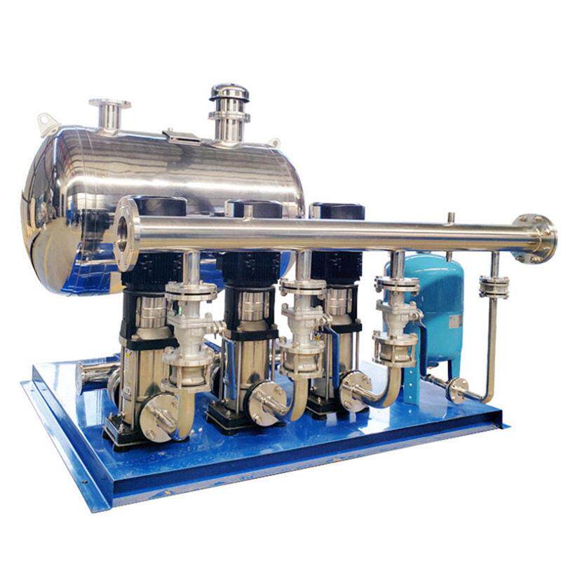 Stainless steel box-type non-negative pressure water supply equipment supply, intelligent control, low energy consumption, rural water supply
