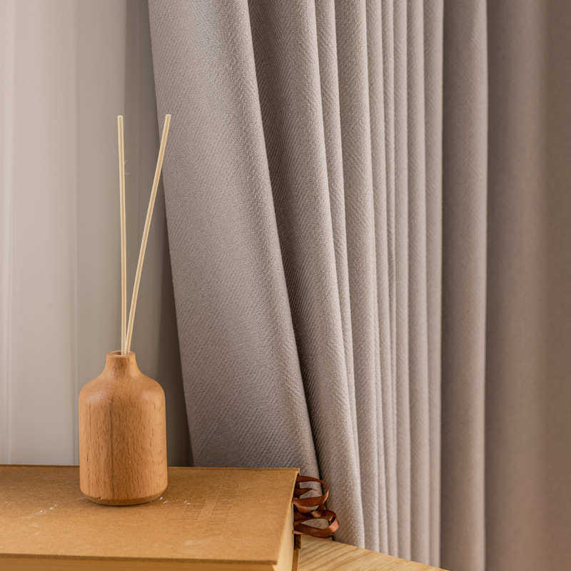 茶色定型高帘布厂家轻几何绍兴柯桥窗奶雪简约面料遮光纹尼尔暗奢,淘宝优惠券,粉丝福利购,淘宝优惠卷