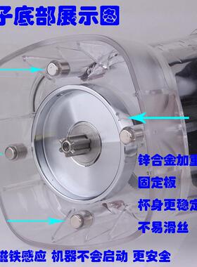 Kps/祈和电器 KS-1053 1050 1060破壁料理机果蔬搅拌机配件杯连刀