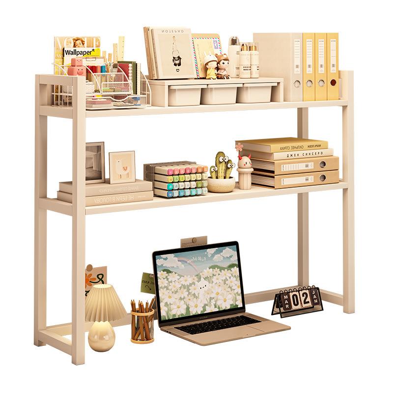 Storage rack desktop multi-layer bookshelf student office computer desk storage rack S068 hole plate rack