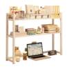 Storage rack desktop multi-layer bookshelf student office computer desk storage rack S068 hole plate rack