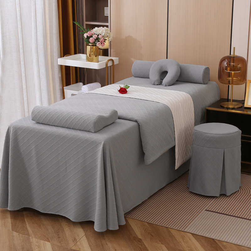 头床耳奢疗按摩棉棉针织套床罩四采轻美容高档批发件套美容院全,淘宝优惠券,粉丝福利购,淘宝优惠卷