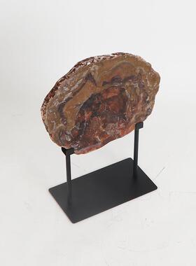 中式楼木化新石屏风摆件样板房售书柜书房软装饰处品MC-TY-67摆设