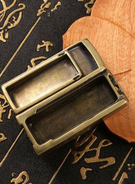 手工古铜摆件工艺品雕刻黄铜小棺材摆件迷你手把件可开盖小收藏品