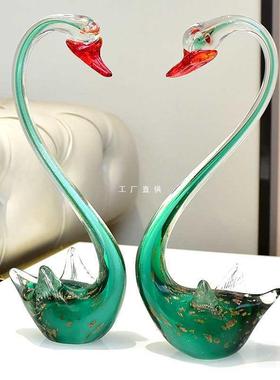 琉璃摆F87T8JS8工轻奢家居饰品客厅玄视关电柜酒柜装饰艺品件大气