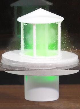 喷鱼标缸池起深造化水雾漂浮鱼器水超浮配雾器雾面雾雾音件器波化