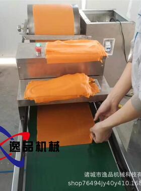 可注馅可带切断春卷皮机 方形春卷皮生产流水线 自动上浆