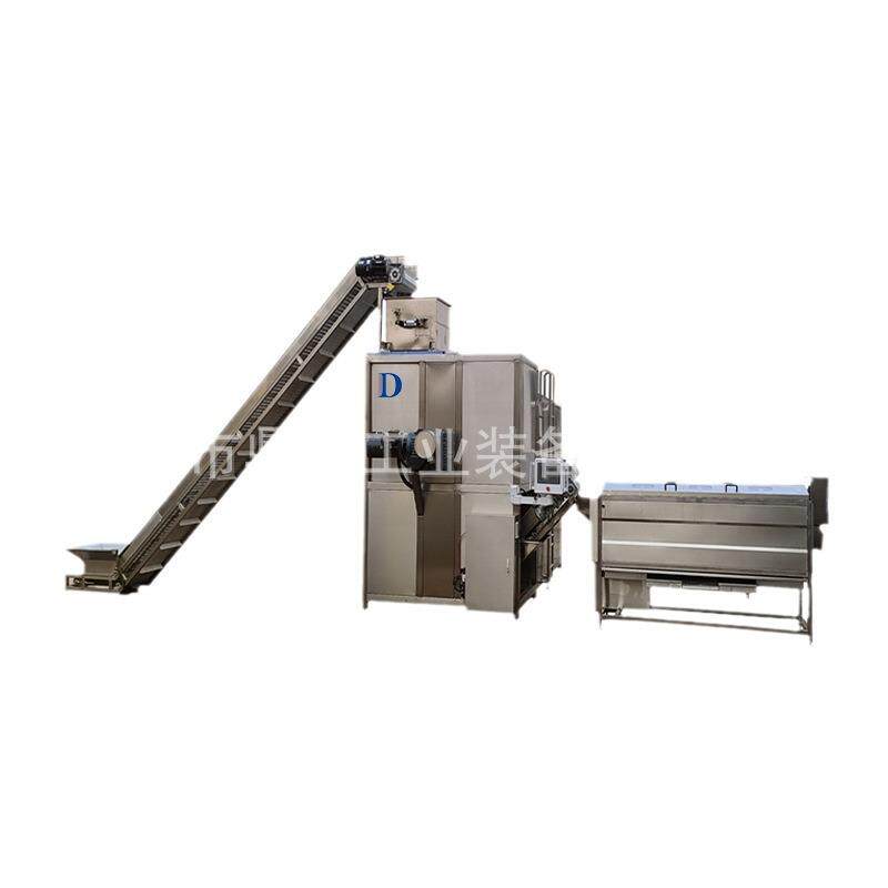 Fully automatic tomato steam peeling machine Cherry tomatoes general fruit and vegetable deep processing continuous intelligent peeling equipment
