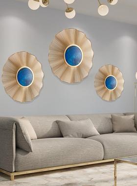 现代轻奢客厅玄关金属装饰背景墙创意装饰品墙饰壁挂工艺品摆件厂