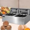Decheng Western Kitchen Double Basin Oden Cooking Machine Commercial 18-grid Spicy Spicy Hot and Spicy Machine Electric Oden Cooking Equipment