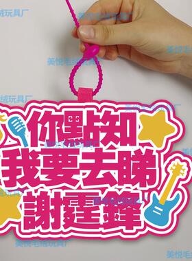 你怎么知道我要去看谢霆锋演唱会不织布挂件定制应援背包挂饰书包