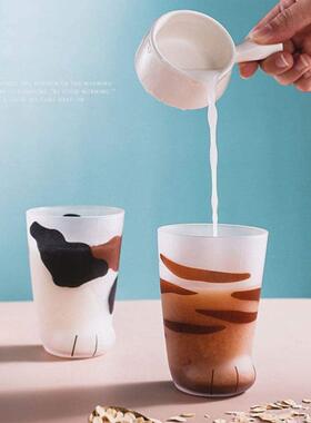 Creative Cat Claw Cup Breakfast Milk Cup Glass Personality F