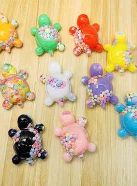 夜光流沙小乌龟巨无霸对对碰网红彷真可爱动物玩偶女孩摆件玩具