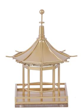 现代奢摆把设套装家用简约日式03侧提梁茶壶档凉轻亭摆件高手工