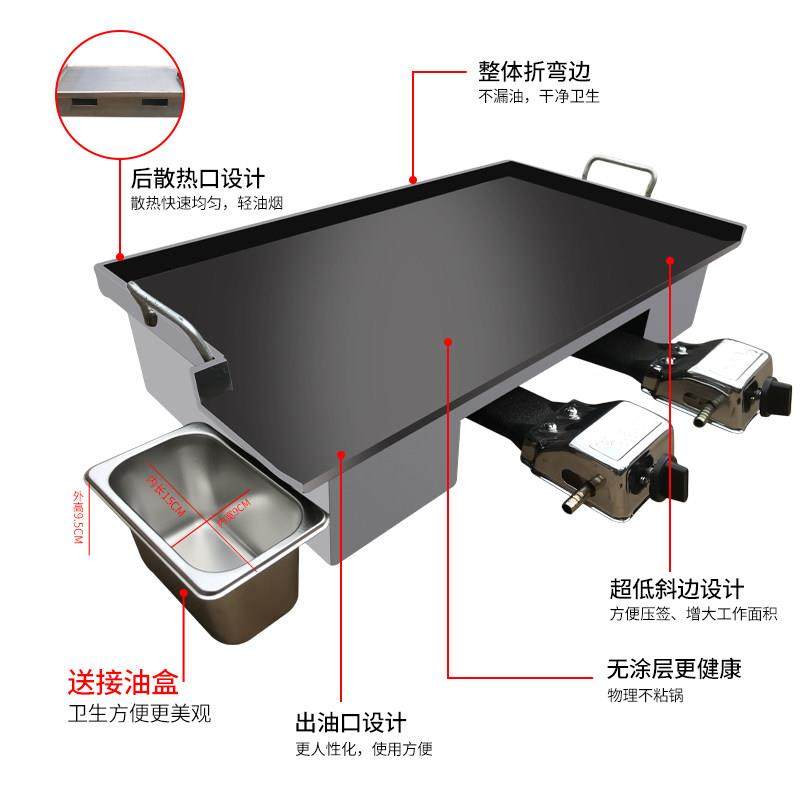 铁板鱿鱼专用铁板烧设备商用摆摊定做瓦斯烤冷面锅葱抓饼烤盘定制,淘宝优惠券,粉丝福利购,淘宝优惠卷
