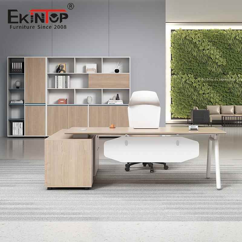 老板办公桌现代女士总裁桌椅组合总经理办公室大班台主管桌子商务 - 图0