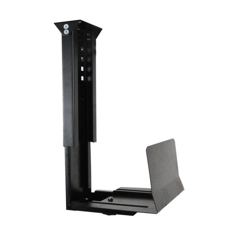 Computer host hanger desktop host box hanger suspended host drag rack fixed base shelf adjustable
