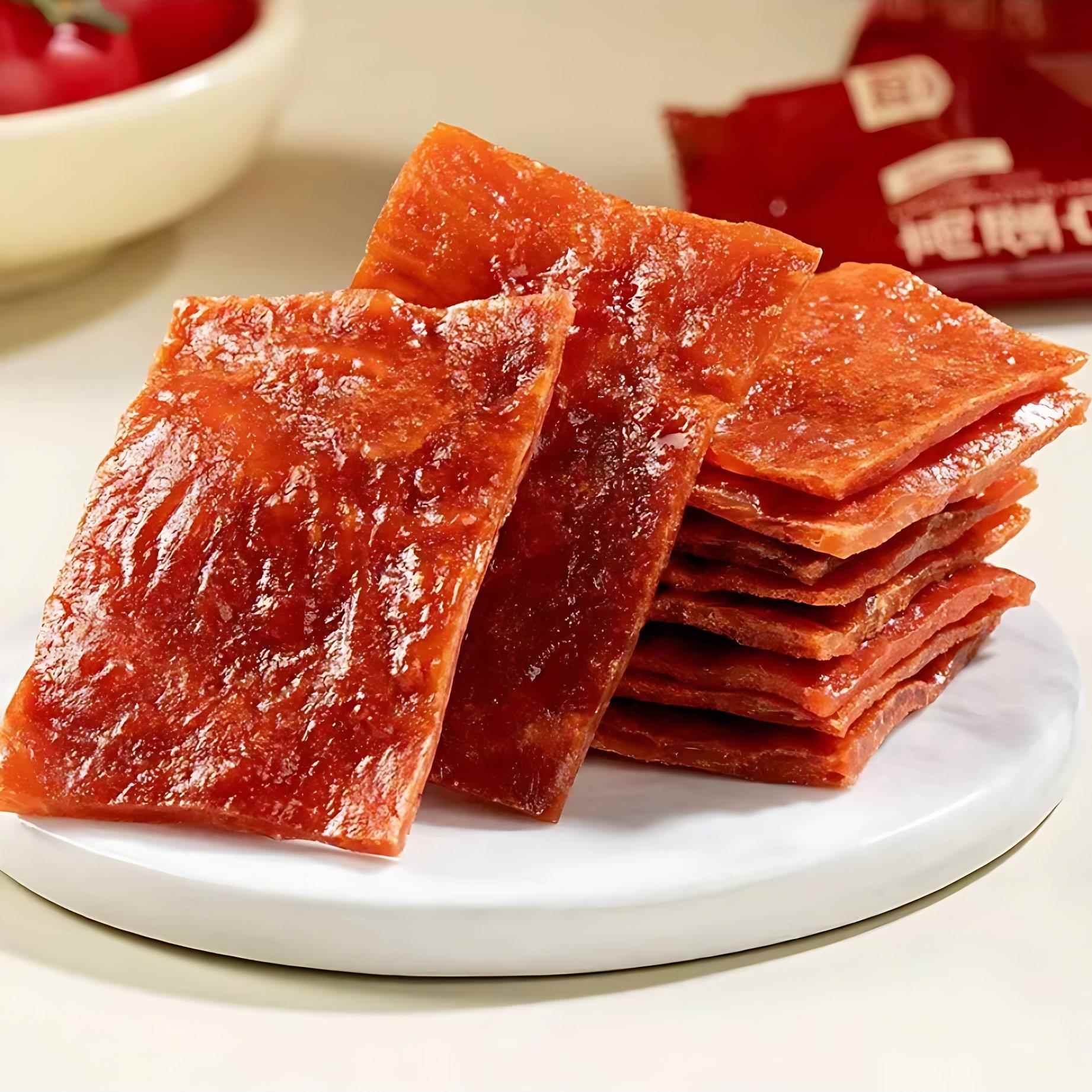 正宗欢妙靖江特产高蛋白肉脯原味传统工艺鲜香入味旗舰店
