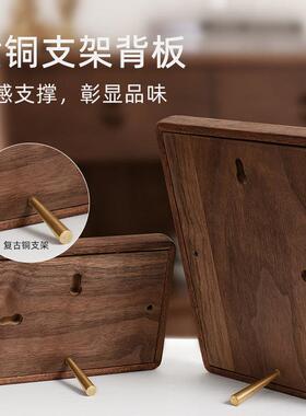 实木摆台洗照片做成打印照片6寸相框diy定制装裱木质8寸画框空框