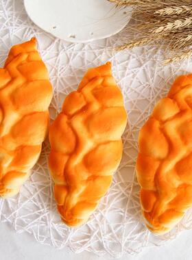 林苑仿摆真仿面包真pu慢回弹蛋糕法棍件烘焙摄影道具面包MB01002