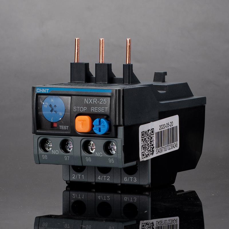 正泰Nxr-25热过载保护继电器和Cjx2交流接触器Nxc匹配缺相保护Nr2 - 图0