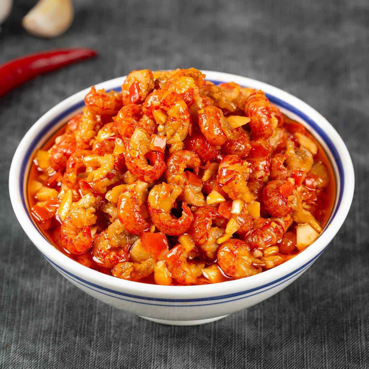 蒜蓉虾尾湖南特产小龙虾拌面酱虾肉拌饭香辣即食下饭菜瓶装辣椒酱,淘宝优惠券,粉丝福利购,淘宝优惠卷