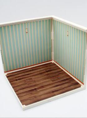 Dollhouse娃娃屋方格空间迷你3D小屋玩具手工DIY自研微缩场景模型