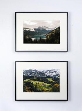 蜂鸟集 风景壁纸绝美客厅壁画书房卧室装饰画小众设计师卧室挂画
