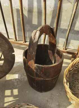 民thylou+j俗饰怀旧老物件老具老式农耕工具推旧车风车提农篮农家