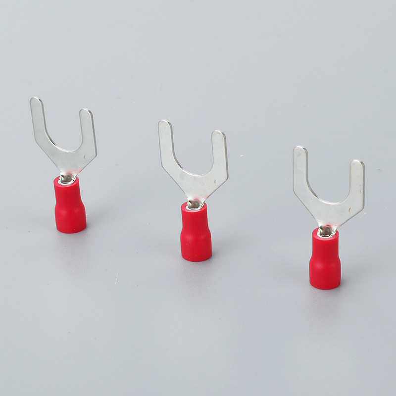 SV1.25-8叉形预绝缘铜线耳压线鼻铜接头  U型冷压接线端子,淘宝优惠券,粉丝福利购,淘宝优惠卷