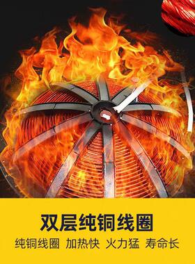 鼎龙商用电磁炒炉凹面大功率大锅灶双头商用食堂电磁灶商用电炒炉