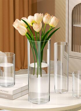 Wholesale clear, straight large plastic vase for living room