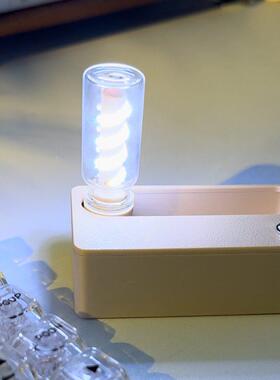 弹射小夜灯卧室睡眠灯创意翻转小夜灯机械磁吸桌面摆件生日礼物