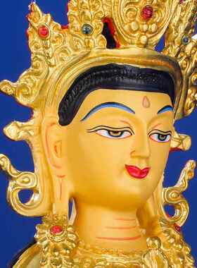 正品金刚萨埵佛精像佛工黄铜西藏佛具神像摆件 仿尼尔全泊鎏金7寸