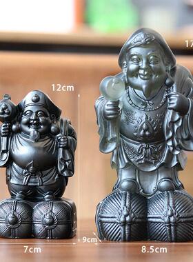 琉璃大黑天财神摩诃迦罗佛观音护法招财佛像佛堂家居寺院供奉摆件