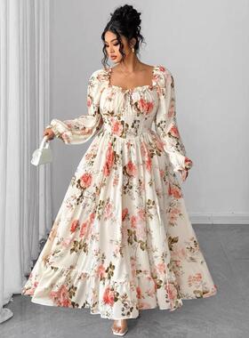 Women's Plus Size Spring Summer Shirred
