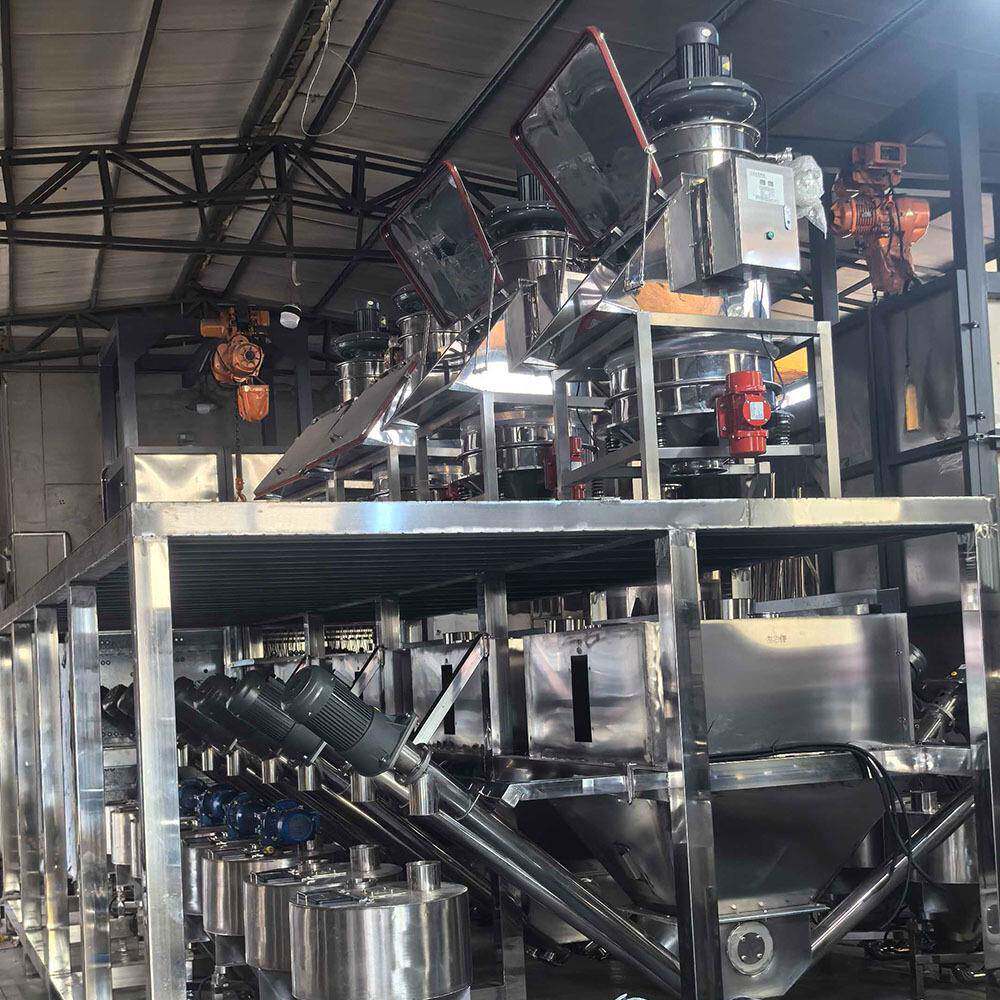 Material bag automatic formulating machine, powder intelligent metering, anti-drawing automatic batching equipment for paste, easy cleaning