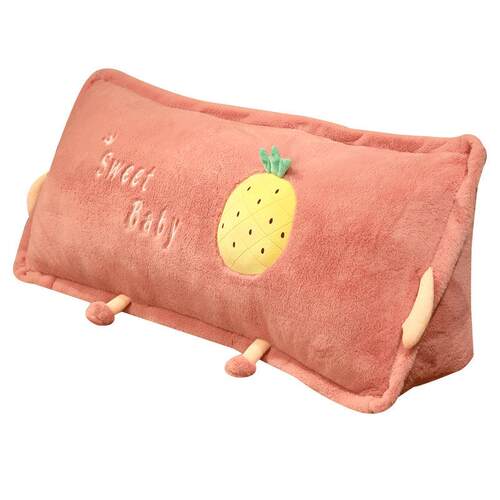 卡通三角抱枕靠垫卧室床头沙发大靠枕软包榻榻米飘窗护腰女靠背垫 - 图3